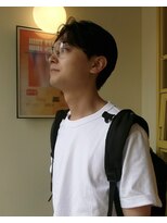 ヒントステーション フォーメンズ(HINTSTATION for Men's)&nbsp;〈浅草 半個室〉 センターパート/ナチュラル