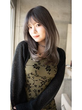 ホロン 池袋(HOLON) 池袋美容室HOLON【レイヤーカット/ミルクティーグレージュ】