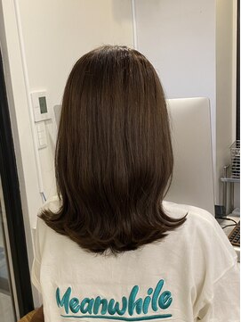 アコロン(acoron) くびれミディ　新宿/髪質改善/くびれミディ/透明感カラー