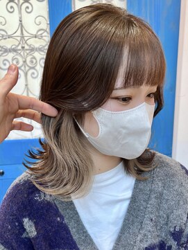 ロンド ジュルード 名古屋(Lond jeloud) インナーカラー/イヤリングカラー/ブリーチ/ダブルカラー