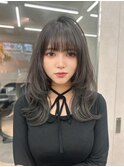 大人ガーリー/ミディアムレイヤーカット/似合わせカット