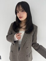 ユーフォリア 青山(Euphoria)&nbsp;20代30代小顔ひし形似合わせレイヤーカット透明感赤み消しカラー