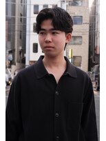パーク(PAAQ)&nbsp;フェザーパーマニュアンスパーマ毛流れパーマメンズカット