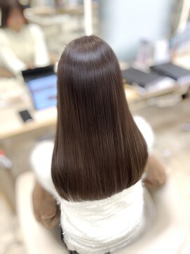 ケンジ 平塚ラスカ店(KENJE) 髪質改善カラーでベージュにも艶を