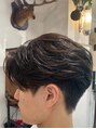 メゾンフォーメン 心斎橋店(Maison for men) フェザーパーマ大人気!得意スタイルなので是非お任せください!