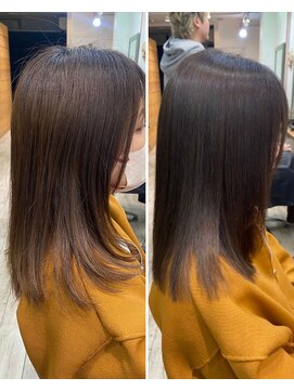 アップ(A+hair) まるで元から直毛だったかのような品のある艶髪へ