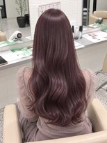 エニフォーイーストハム(Eni for eastham) ロングレイヤー/ブリーチなしダブルカラー/ピンクブラウン