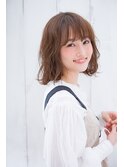 伸ばしかけヘアにおすすめパーマスタイル/小顔カット/ふわミディ