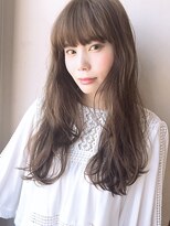 アグ ヘアー ラフェット 上尾店(Agu hair la_fate)&nbsp;アッシュグレージュ×ラフウェーブ 編み込み