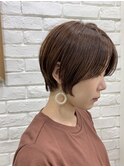 大人かわいいナチュラルショート