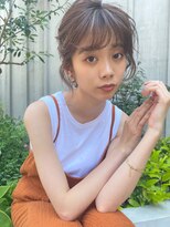 ラボヌールヘアー オリビエ 北千住店(La Bonheur hair Olivier)&nbsp;透明感ハイライト×クリップアレンジ