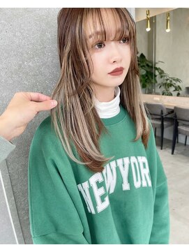 ロンド 表参道店(Lond) 【Lond表参道倉崎涼】インナーカラーホワイトグレージュ