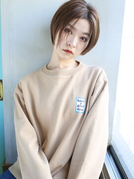 バース(BIRTH) 天神【BIRTH】センターパート×大人パーマ耳掛けショート