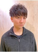 ツイストスパイラルツーブロックショート韓国マッシュ42