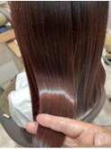 ブラウン/髪質改善/ストレート
