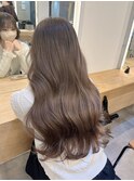 ツヤ感カラー*髪質改善*ミルクティーベージュ【ZinaCENTRAL】