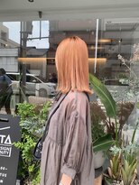 ヘアサロン ビータ(Hair salon BITA)&nbsp;◎ブリーチ×オレンジ