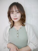 シュシュ(shushu)&nbsp;外ハネくびれヘア/アッシュベージュ 【有海一生】/髪質改善