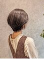 エン(enn...) ブリーチ無しの透明感カラーでオシャレに!