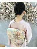 訪問着着付け＋ヘアセット