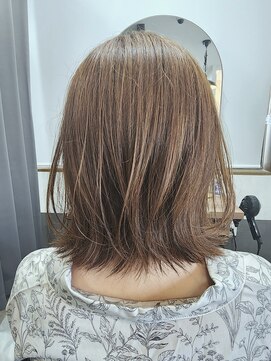 テーラヘアー 土気あすみが丘店(TELA HAIR) 柔らかベージュ×ボブ