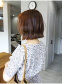 【 Blowfy 】切りっぱなしボブ ナチュラルブラウン
