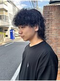 BTS風波巻きスパイラルパーマ