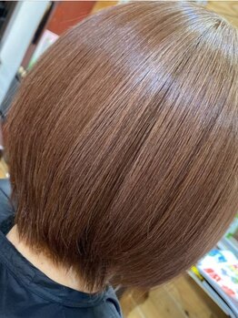 御髪(オグシ)の写真/【お洒落の幅を広げてくれる◎】白髪は染めたいけど暗くしたくない方も希望叶えます♪[薬院/髪質改善]