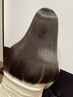 【マイナス5歳を叶える】似合わせカット+プラチナストレート