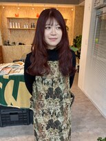 ジュール(JOULE'S)&nbsp;チェリーレッド×ロングレイヤー＊