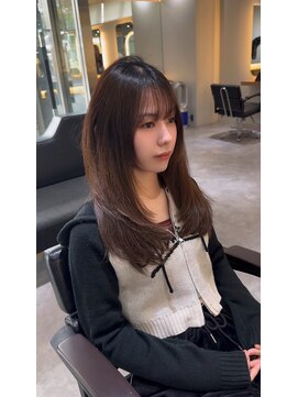 サロンドミルク 新百合ヶ丘店(salon de MiLK) ミルクティーベージュグレージュレイヤーカット新百合ヶ丘