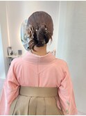 袴着付け/卒業式着付け/袴ヘアセット/袴ヘアアレンジ/卒業式ヘア