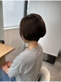 レディース20代30代40代◎似合わせカット丸型卵型ショートボブ