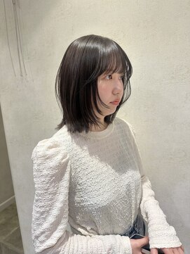 パーク(PAAQ) 【kana】グレージュカラー/レイヤーカット/顔まわりレイヤー