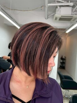 ビビッド(vivid) 白髪ぼかしバレイヤージュ