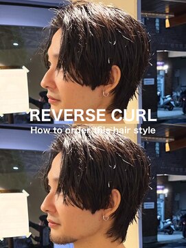 テラス(Terrace by Relato) ニュアンスセンターパートウルフ赤羽メンズカットパーマ美容室