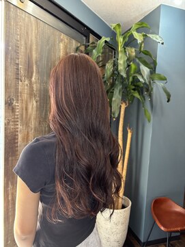 ユニコヘア(unico hair) ロング×ピンクブラウン