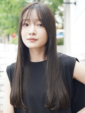 ビュートリアム 福岡(BEAUTRIUM) "カラーを活かす"艶感　大人カット/2way薄め前髪