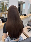 ストレート/ロング/髪質改善/トリートメント/透明感/艶髪
