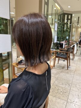 テラスアヴェダ 福岡パルコ店(Terrace AVEDA) ワンレンボブ×艶感アヴェダカラー