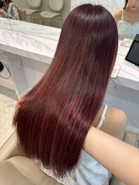 ジーナ  札幌大通(Zina) 美髪＊艶髪ピンクカラー＊髪質改善TR＊Zina札幌大通