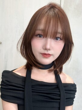 アフロート ルヴア(AFLOAT RUVUA) 彩*愛されセミディ♪レイヤーカット前髪顔周り新宿韓国ヘア