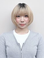 モリオ(morio)&nbsp;＊姫カット顔周りレイヤー軽めショート小顔ボブ耳かけショート