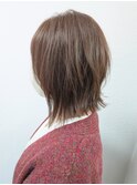 ラベンダーブラウンウルフショート