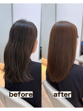 シゲ 自由が丘店(SHIGE) 髪質改善カラー】美髪トリートメント+カット+カラー