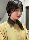 ショートの印象は顔周りで似合わせる
