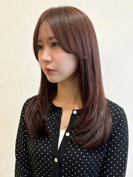シュガー ヘアアンドネイル 仙台(SUGAR) 髪質改善トリートメント×韓国風レイヤー透明感ココアブラウン