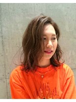 グラヘアーストーリー(gra HAIR STORY)&nbsp;ミディアム×３Dカラー×アッシュ