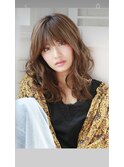 小顔無造作くびれハイライト/ミルクチョコレート/30代40代50代