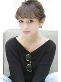簡単スタイリング★大人かわいい☆透明感カラー×艶感ストレート